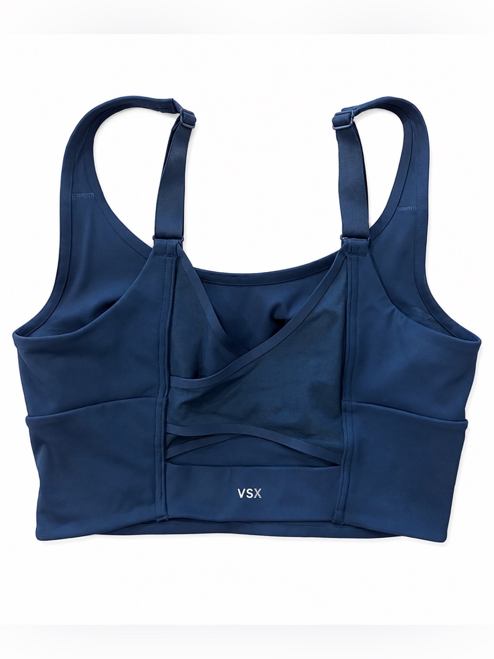 NWT Victoria’s Secret VSX High Impact Sports Bra Navy Blue Size Small